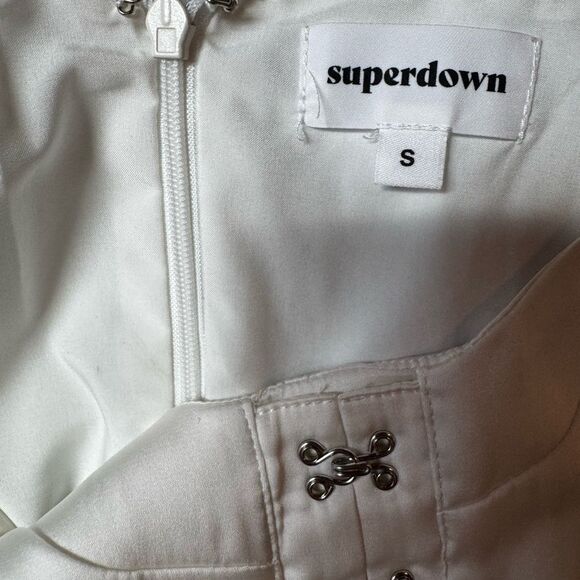 Superdown Normani hook mini dress size Small - Picture 12 of 12